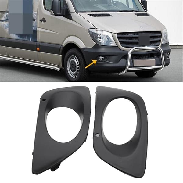 Bil Frontfanger Tåkelys Trim Ramme A90688503539B51 Kompatibel med - Sprinter W906 2006-2016 Grill Tåkelys-Perfet