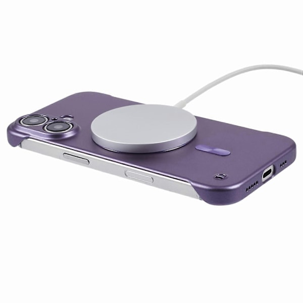 iPhone 16 Plus Skal, Kompatibel med MagSafe Hård PC Ramlös Telefonfodral - Perfekt Style H