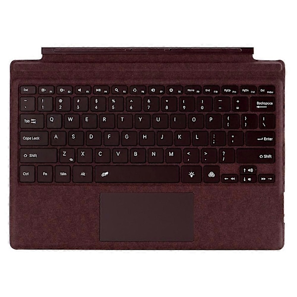 Kompatibelt med Microsoft Surface Pro 7+/7/6/5/4/3 Bakgrundsbelyst Bluetooth-tangentbord med pekplatta - Perfekt Style C