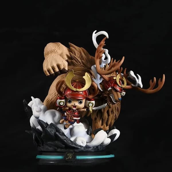 14 cm One Piece Animefigurer Wano Onigashima Statue Act - Perfekt