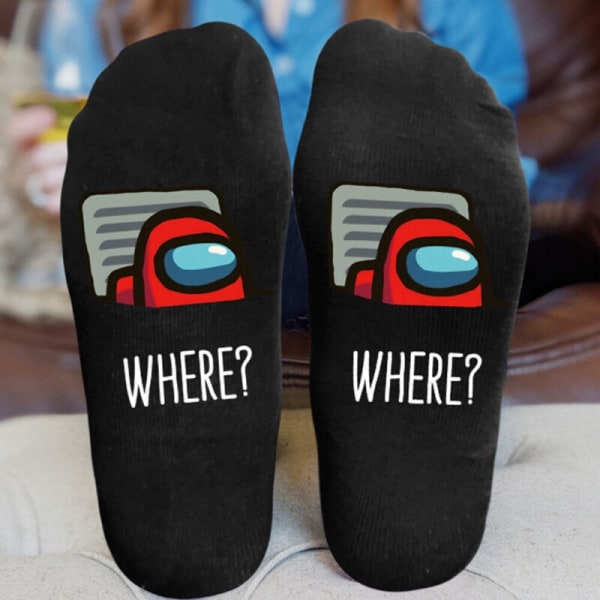 Among us Peli Impostor Sus Funny Sock Uutuus Joulujuhla - Perfet Among Us Sock 1