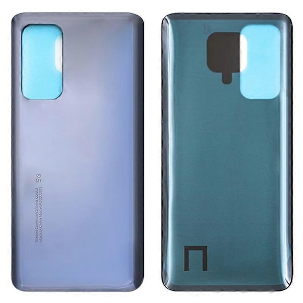 Kompatibel med Xiaomi Mi 10T Pro 5G M2007J3SG/Mi 10T 5G M2007J3SY/Redmi K30S Bakre Batterilucka - Perfekt Silver