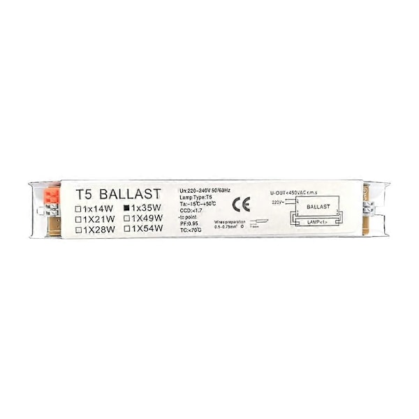 Industriel Lampe Elektronisk Fluorescerende Forkobling T5 Fluorescerende Forkobling - Perfet 1x35W