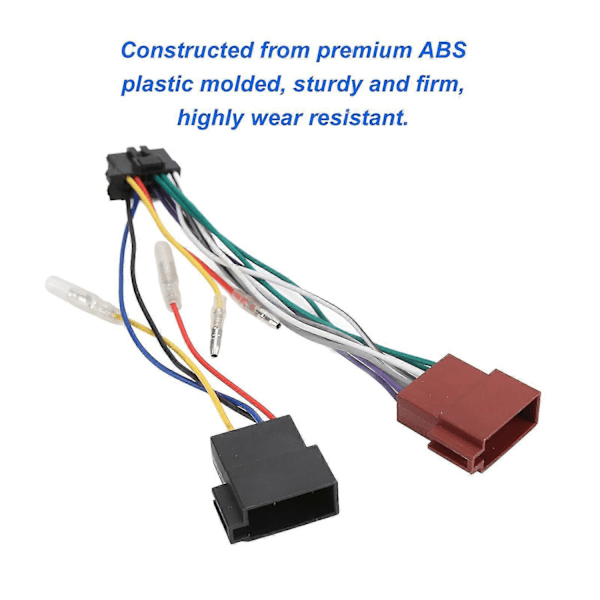 ISO Trådløs Bilradio Ledningsnet Adapter til Pioneer AVH 270BT/280BT - Tabsløs Udskiftning - Perfekt