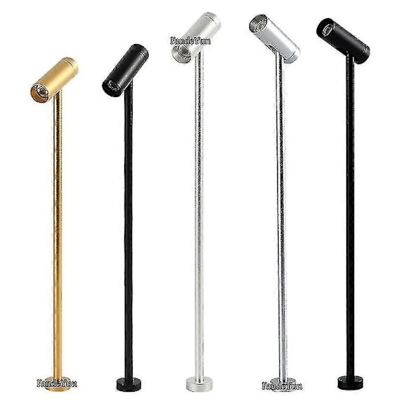 Dimbar LED spotlight smyckesdisplaylampa 20/30/35 cm kolumnlampa mobiltelefonbutik display bordslampa roterbar 220v stående lampa-Perfet Black 35CM 6000K