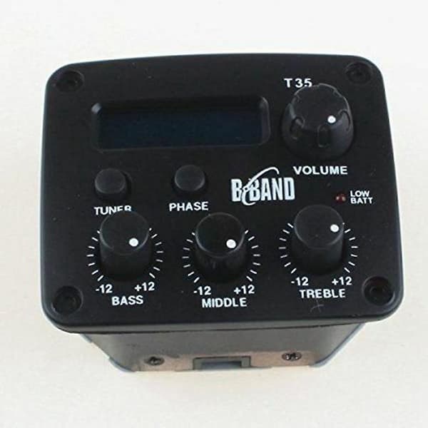 Akustisk Gitarr Pickup System Kit General B Band T35 3-Band Eq med Stämapparat-WELLNGS