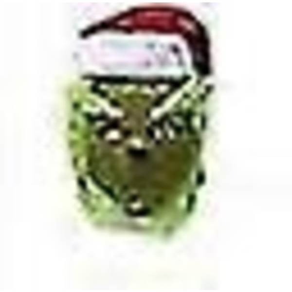 Grinch-kostym för julcosplay, vuxen Santa-kostym, set + mask - Perfekt Mask only M
