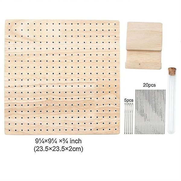 Boutique Virkad Blockeringsbräda Stickning Blockeringsmatta med barnålar för stickning Virkning- Perfet
