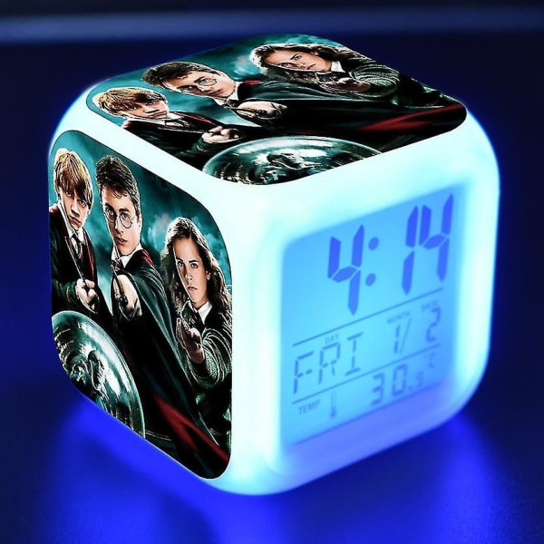 Vekkerklokke - Harry Potter Color LED - Perfet