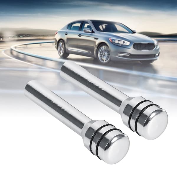 2 st Aluminium Bil Lastbil Inre Dörrlåsknoppar Stift Skydd, Silver-Perfet