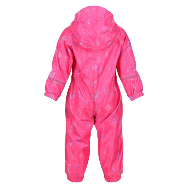 Regatta Kids/Kids Pobble Mermaid Waterproof Puddle Suit 18 - Perfet Santorini Sunset 18-24 Months