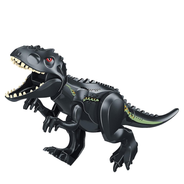 Jurassic Large Composite Dinosaur Tyrannosaurus Rex Toy Building Blocks Kids- Perfet black