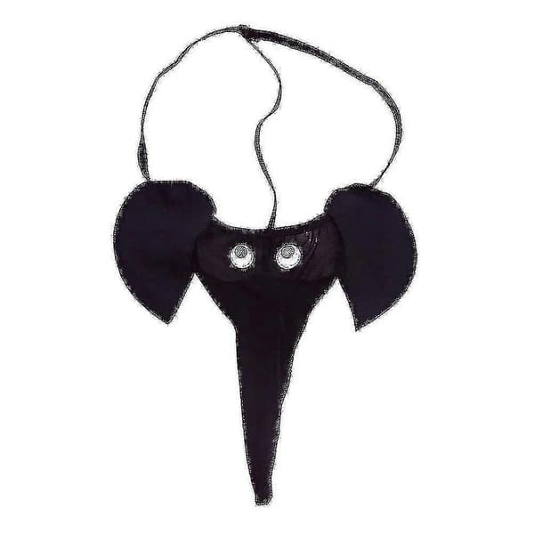 Miesten uutuus Elefantti G-stringit Pikkuhousut Stringit Alushousut Alusvaatteet Monivärinen Valinnainen-Perfet Black