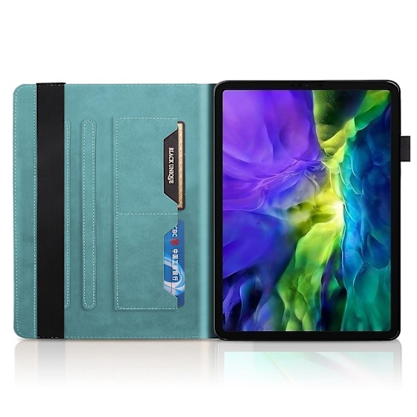 Life Tree Tablet Fodral Kompatibelt med iPad Pro 12.9 2022 / 2021 / 2020 - Perfekt Lake Blue