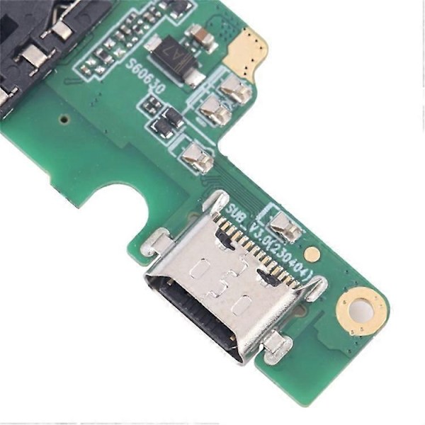 Kompatibel Kompatibel med ZTE Blade A73 / V50 Smart Dock Connector Laddningsport Flexkabel Reparationsdel (utan Logo)-Perfekt