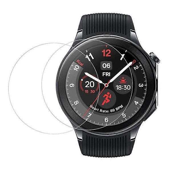 2 stk. kompatible med Oppo Watch X/OnePlus Watch 2 Skærmbeskytter Klar TPU Skærmfilm - Perfekt