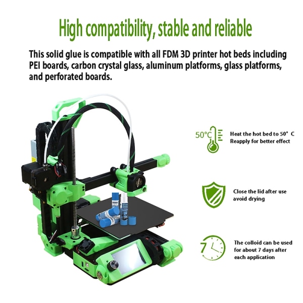 3D printer limstift selvklæbende PVP solid limstift Ikke giftig