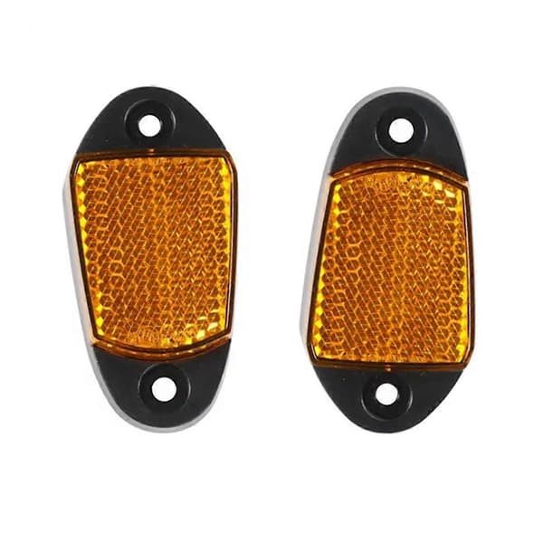Elektrisk scooter frontreflektor venstre og højre reflektor kompatibel med Max G2 reflektorsæt - Perfekt