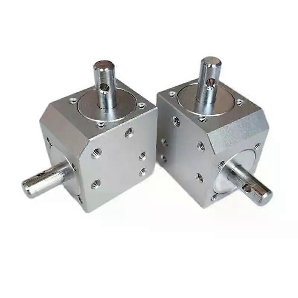 Mini 1 Modul 20 Tänder 90 Graders Vinkelväxel Styrenhet Rätvinklig Konisk Växellåda Hastighetsförhållande 1:1 Dubbel 8MM Axel-Perfekt