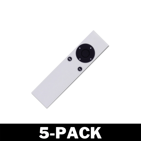 Perfekt stilfull fjärrkontroll för Apple TV White - Perfet 5-Pack