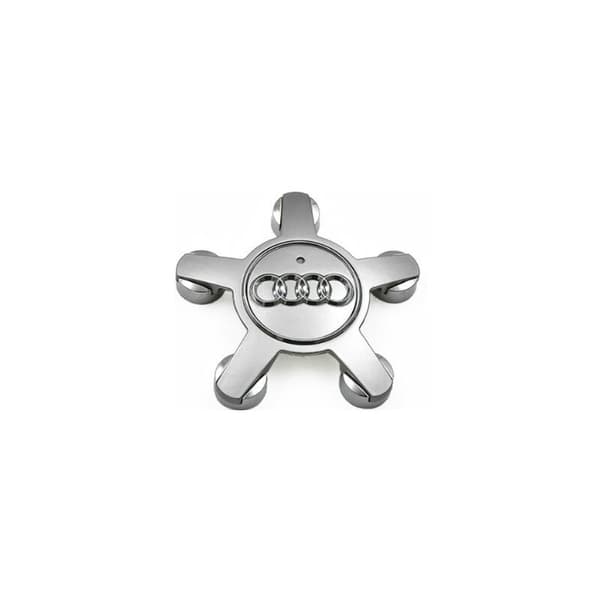 Audi 135 mm hjulkapselsæt (4 stk.), sølv - model 4F0601165N