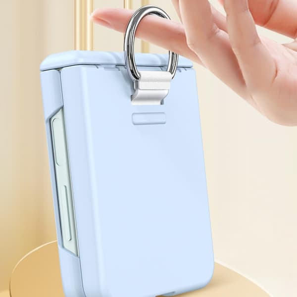 Midtakseldeksel med ring for Samsung Galaxy Z Flip6 5G-Perfet