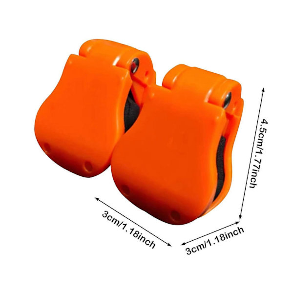 Multifunksjonell Stangholder Elastisk Fiskestangholder Stropp - Perfekt Orange