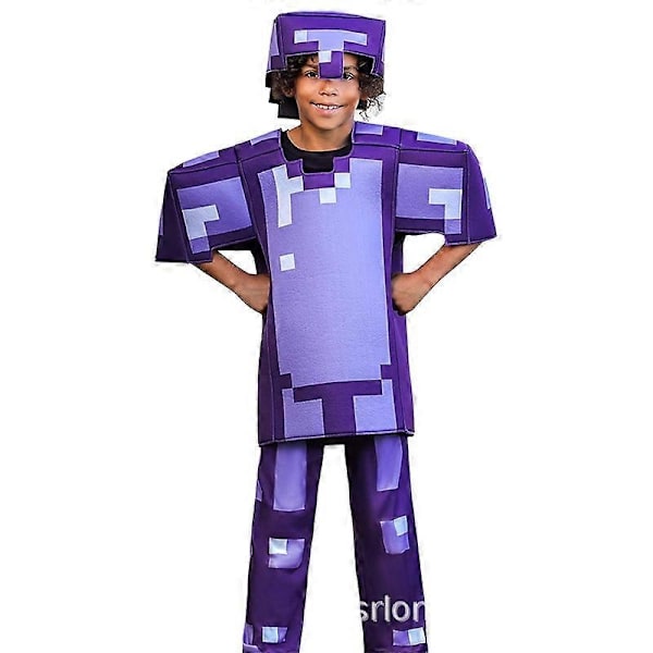 Vuxen My World Rollspel Kostym Jumpsuit Dräkt Rustning Karaktär Dräkt Scenframträdande-Perfekt Costume B M 115-125cm