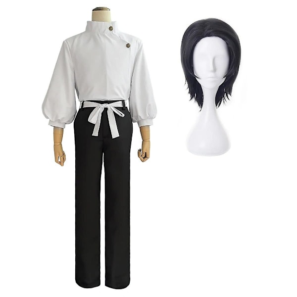 Holoun Jujutsu Kaisen Anime Suguru Geto Satoru Gojo Itadori Yuji Nanami Kento Inumaki Toge Yuta Okkotsu Cosplay Kostym Peruk Xxs-2xl-Perfekt Yuta Costume Wig L
