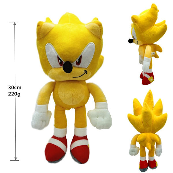 Super Sonic plysjleketøy Q-versjon supermus - Perfet 7