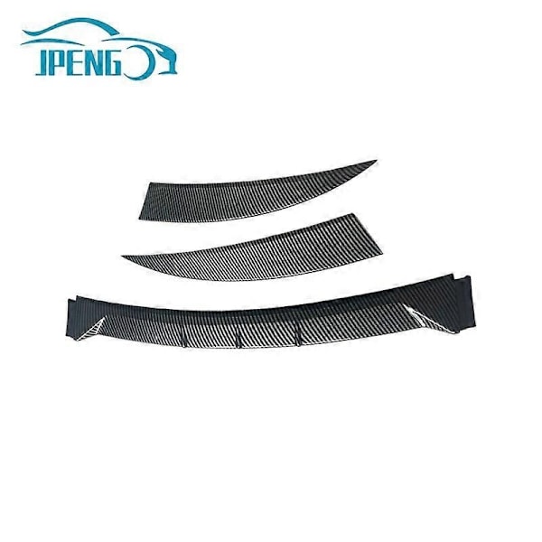 Passer for Tesla Model 3 Y Tilbehør Spoiler Bilstammer Spoiler ABS Karbonfiber Blank Svart Utseende Modifisert Motorsykkel Nakkestøtte - Perfekt Glossy black