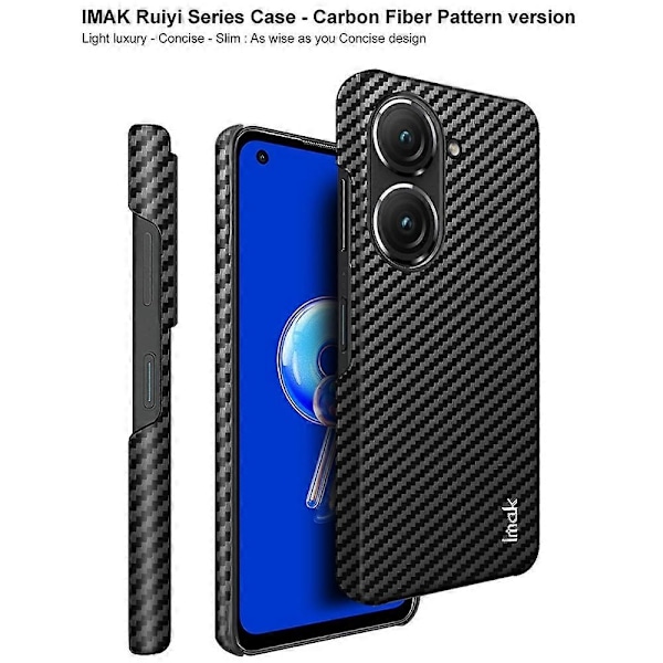 IMAK Kolfiber Skal Kompatibelt med Asus ZenFone 9 5G-Perfet