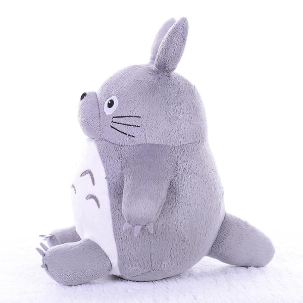 Min granne Totoro med lotusblad Miyazaki Hayao fyllda plyschleksakspresent (FMY) - Perfet 30cm