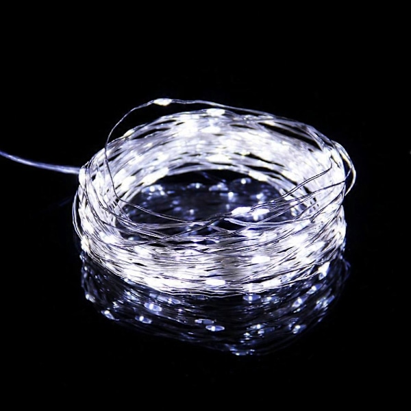 Kaukosäätimellä varustetut LED-valosarjat USB-akkukäyttöiset kuparilangan joulukoristevalot - Perfet color02