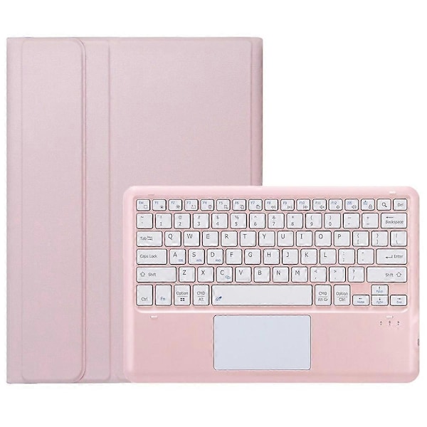 Bluetooth-tangentbord kompatibla med Galaxy Tab S10 FE+-Perfet Pink