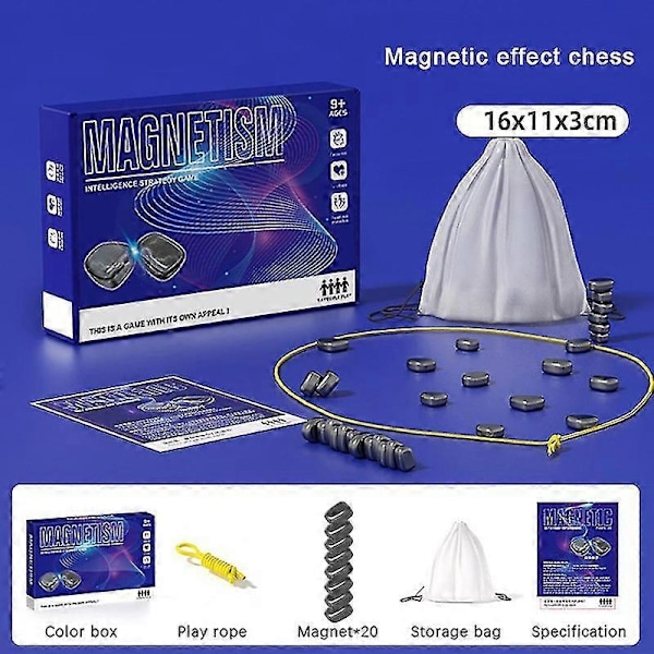 Magnetisk Sjakkspill for Battle Chess, Utdannende Damspill, Sjakkbrett, Fest-Sjakksett - Perfekt C