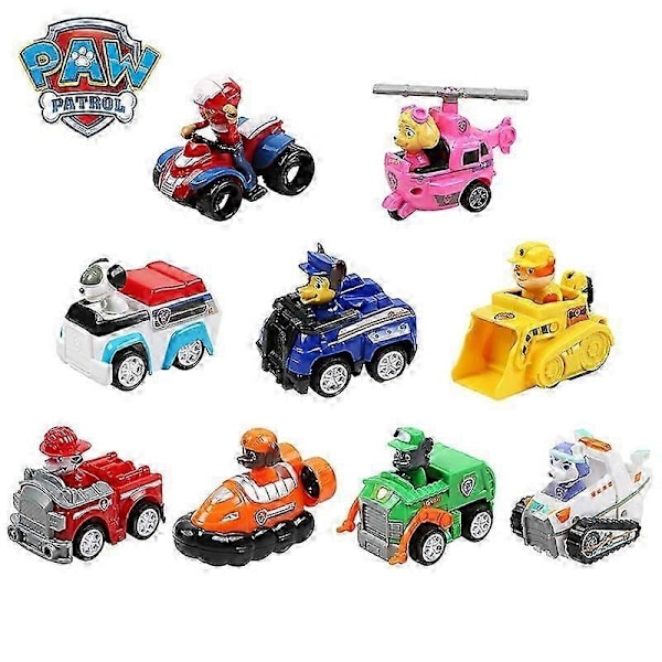 Lookout Paw Patrol tårn Køretøj Bus Observationstårn Børnefødselsdagsgave - Perfekt 6pcs