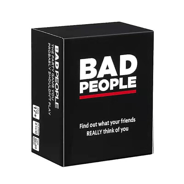 Het säljande spelet Bad People Party - Fest spelet du förmodligen inte borde spela och NSFW-utvidgningspaketet - Perfekt Basic Edition