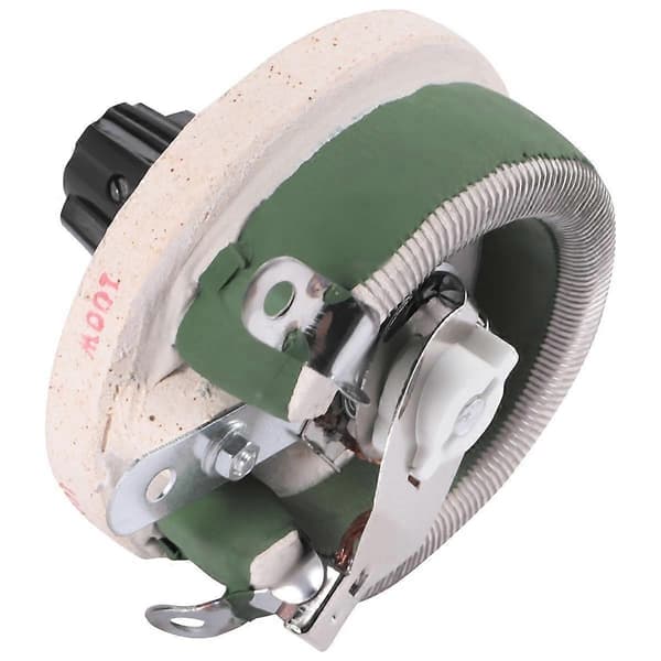 100W 100 Ohm Keramisk Trådviklet Potentiometer Modstand Rheostat - Perfekt