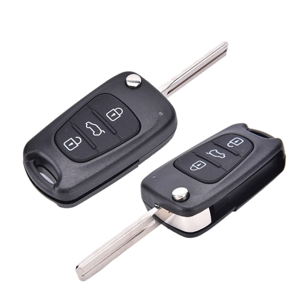 2st Case Nyckelskal Case med 3 knappar Fob för Hyundai Ix35 I30 - Perfet