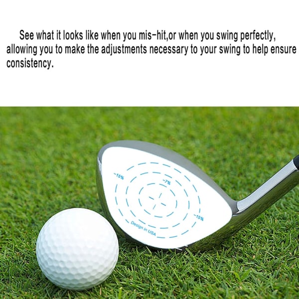 Golf Impact Stickers Klistermærke Store træetiketter Rullebolde - Perfet A