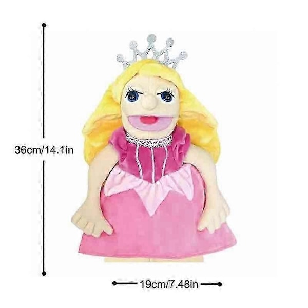 Pehmeä pehmolelu Käsinukke Hauskat nuket lelu Ammattimainen hahmo Käsinukke - Täydellinen Princess