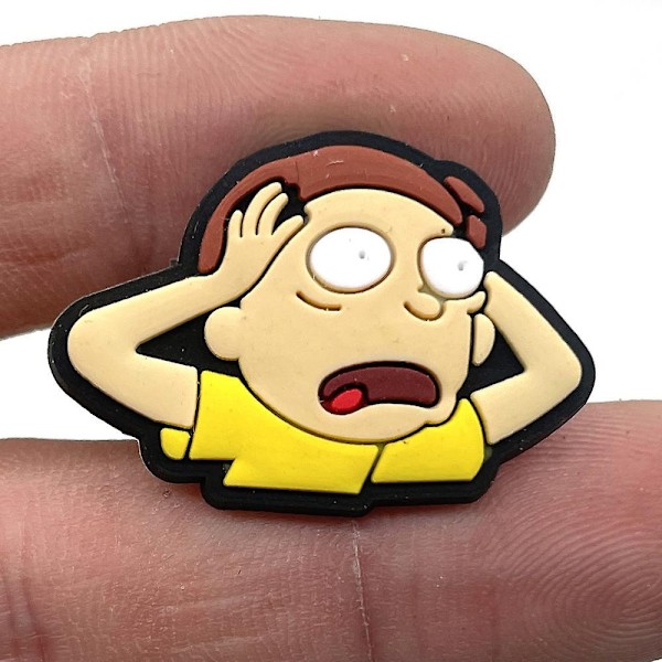 32 st Rick and Morty skosmycken för Diy Clog Sandaler Dekor Skor Tillbehör-Perfekt 0 0