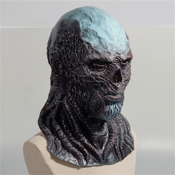 Kauhu Stranger Things Monster Full Head Mask Halloween Cosplay - Perfet Blue-Long