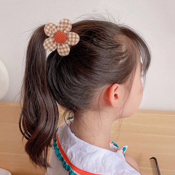 blomma hårband för toddler flickor Elastiskt blomma hårrep Söt hårband Gummiband Barn Flicka Håraccessoarer - Perfet