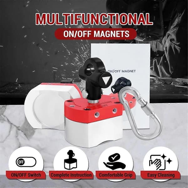 180 LB On/Off Magneter, Magnetisk Svejseholder, Switch Magnet-Perfet