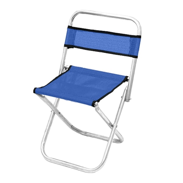 Kokoontaitettava ulkoistuin, kestävä kannettava tuoli ulkokäyttöön, retkeilyyn, kalastukseen ja ulkoiluun - Täydellinen Chair With Backrest Small Size
