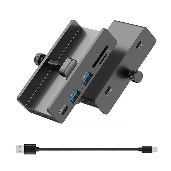 ORICO HCL-2A1CTS-Pro Aluminiumlegering 5-portars USB3.0 Clamp Hub-Perfet