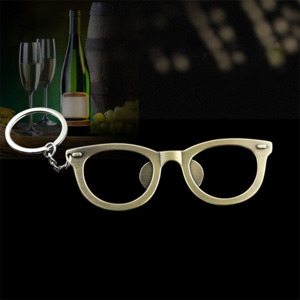 ærverdig flaskeåpner Creative Metal Glasses Shape flaske - Perfet B