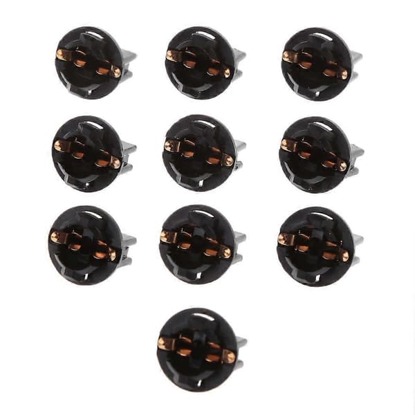 10 stk. T10 Bil Lysfatning Twist Lock Kile Instrumentpanel Pære Base - Perfekt